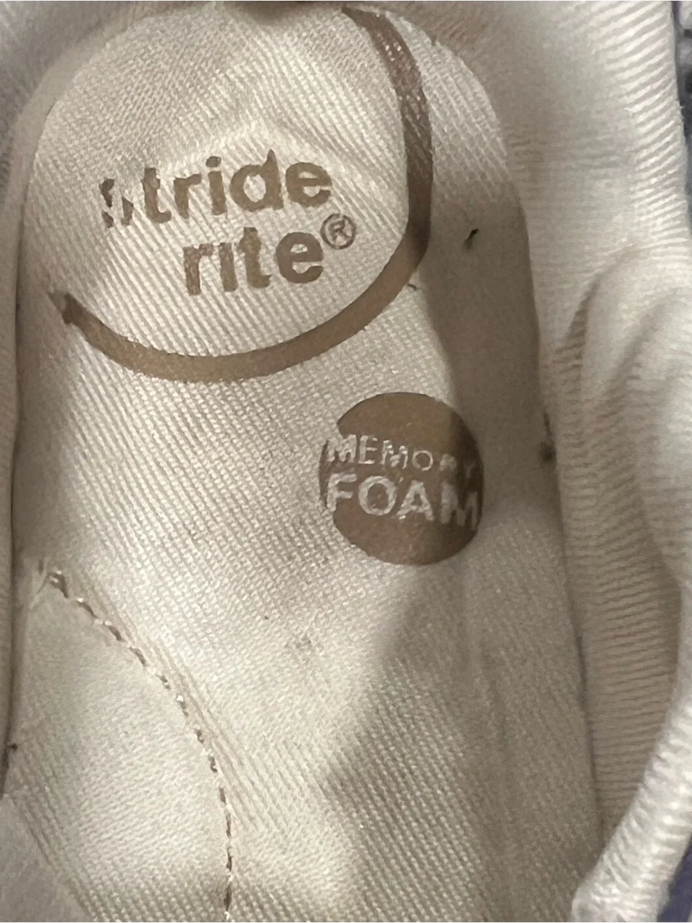 Stride Rite Toddler Size 9M Fern Sneakers Blue Hook & Loop